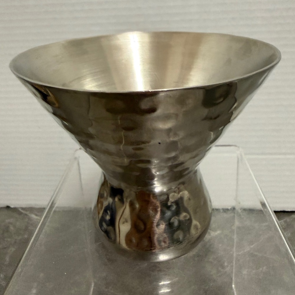 American Metalcraft Hammered Stainless Steel Martini Cup Cocktail Olive Bowl MCM